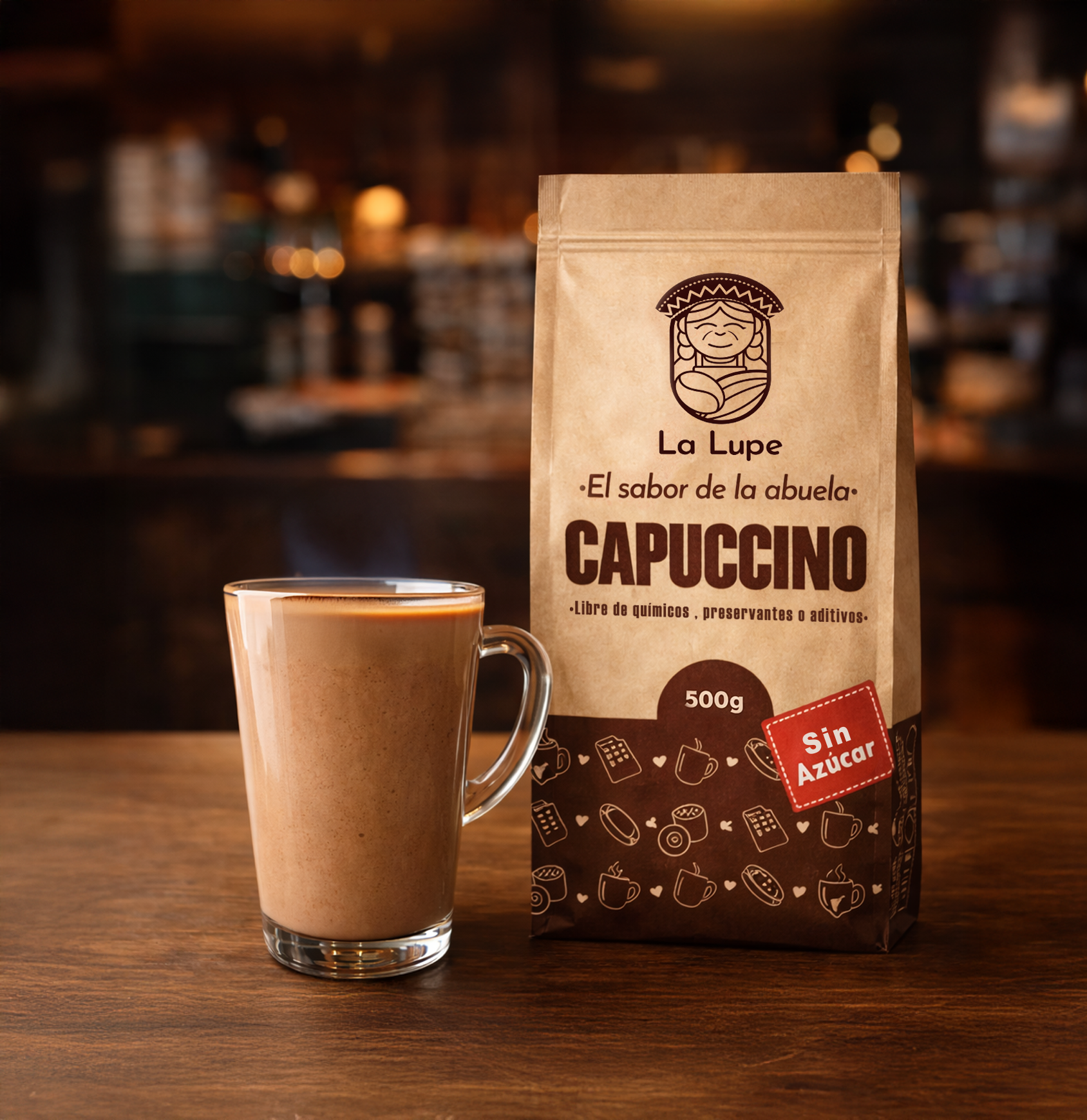 Capuccino Sin Azúcar La Lupe