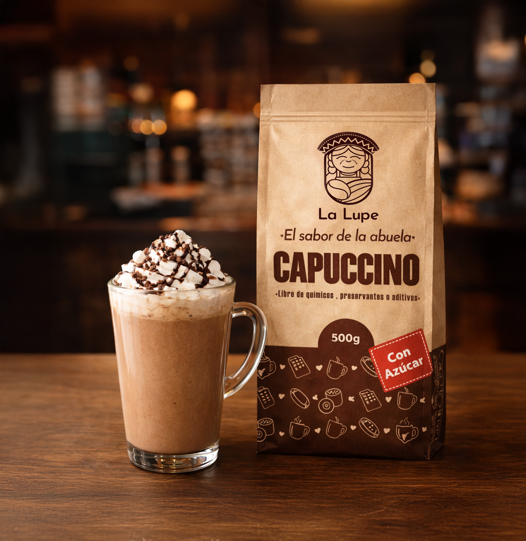 Capuccino 500gr La Lupe