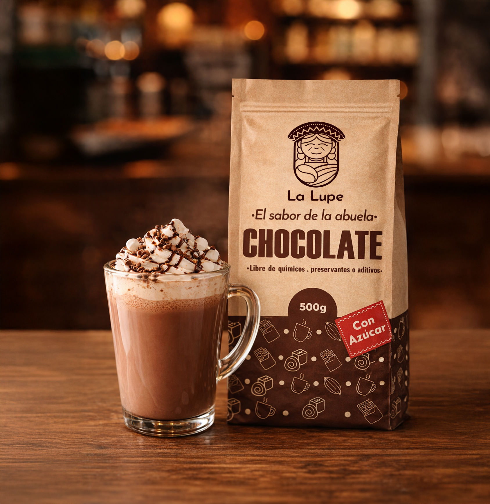 Chocolate 500gr La Lupe